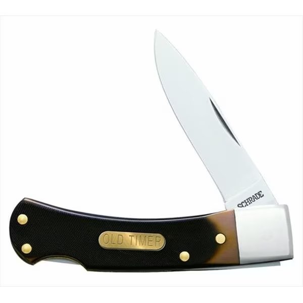 Schrade Old Timer 3OT 3 in. Bearhead Single Blade Lockback, Schrade Old Timer, Mfr#: 3OT